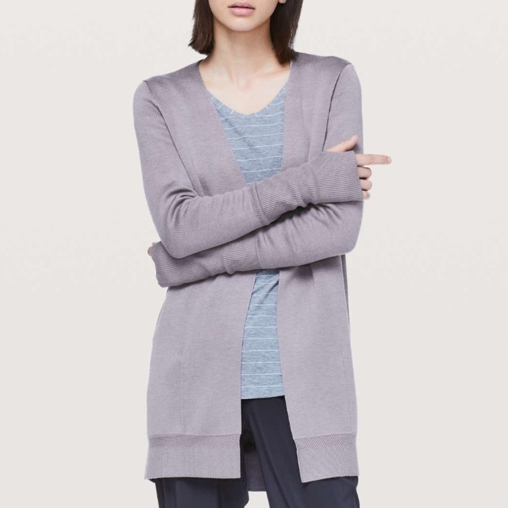 Lululemon City Street Cardigan - light purple
